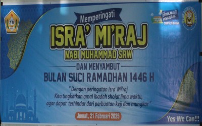 SMPN28BATAM Gelar Peringatan Isra' Mi'raj Nabi Muhammad S.A.W