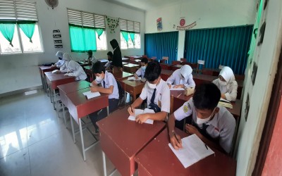 FOTO KEGIATAN EKSKUL OLIMPIADE MATEMATIKA